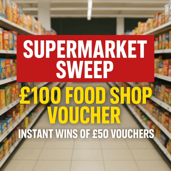 £100 Food Shop Voucher Plus 8 INSTANTS!