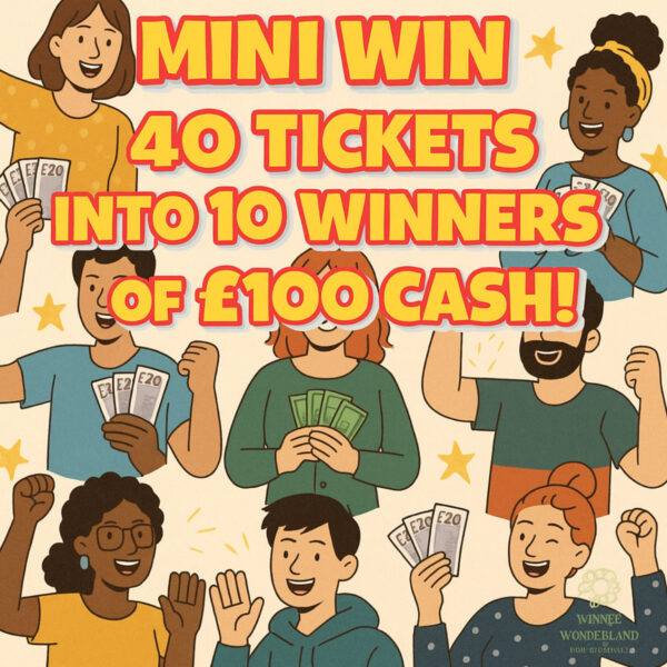 Mini win 40 tickets into the multi winner