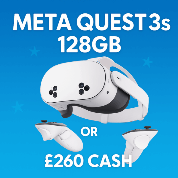 Meta Quest 3s 128GB Mixed Reality Headset & Controllers