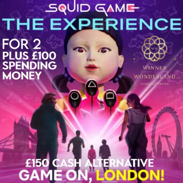 Squid Game Experience for 2 plus £100 spends