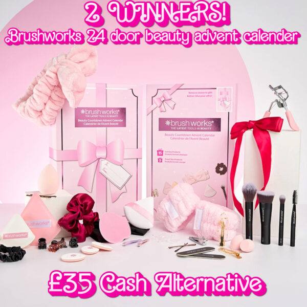 2 Winners Brushworks 24 Door Beauty Advent Calendar
