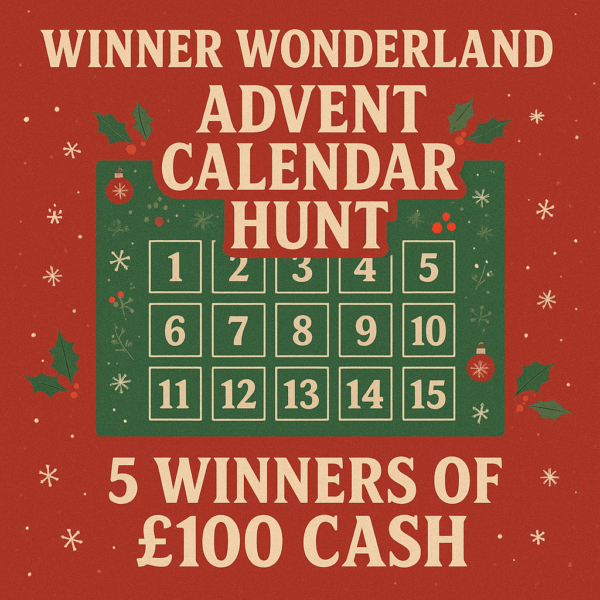 Advent Hunt 5 Winners £100 Cash