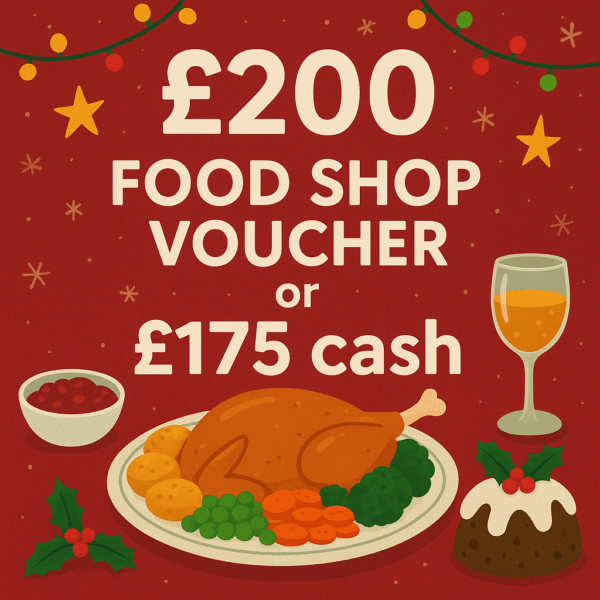 £200 Christmas Food Shop Voucher