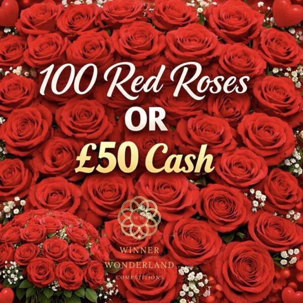 £100 Red Roses