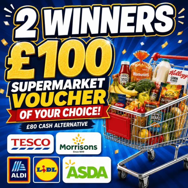 2 Winners supermarket Voucher
