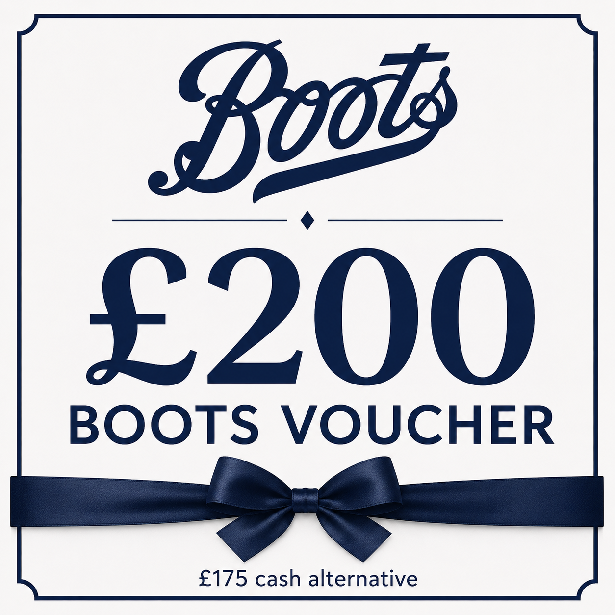 £200 Boots Voucher