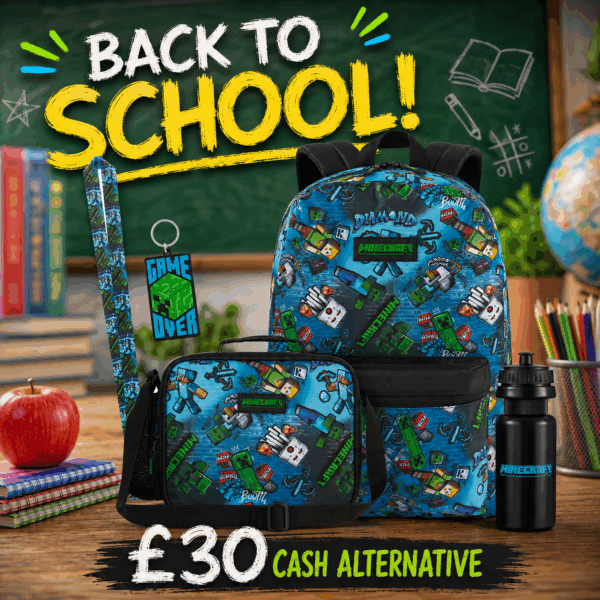 Minecraft back to school 5 Piece Set